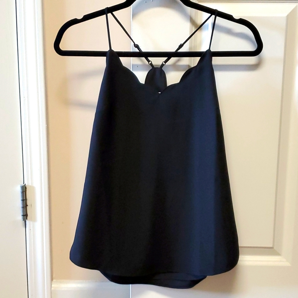 Black J Crew camisole, size 00